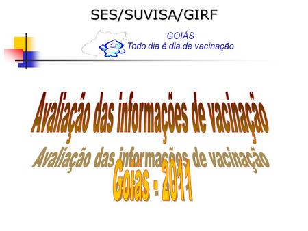 Avaliação das informações de vacinação Goiás