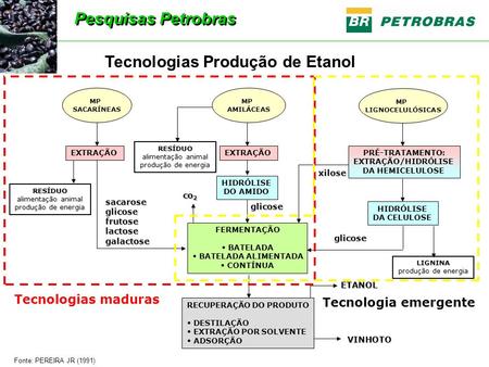 Tecnologias Produção de Etanol
