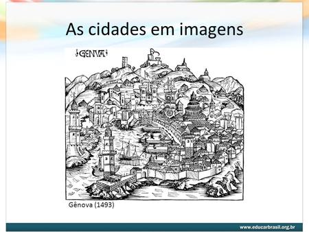 As cidades em imagens Gênova (1493).
