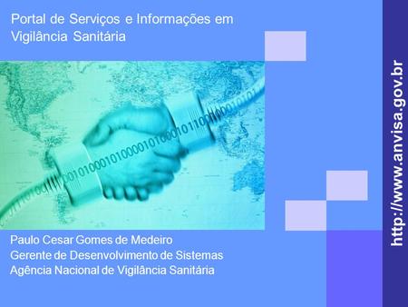 Portal de Serviços e Informações em Vigilância Sanitária