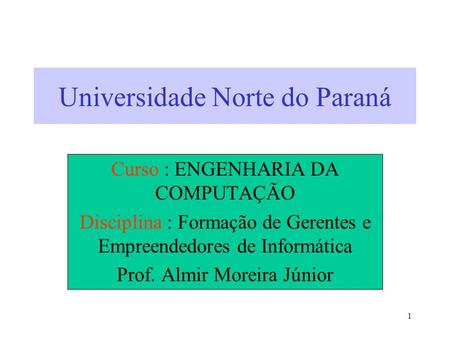Universidade Norte do Paraná