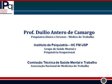 Prof. Duílio Antero de Camargo