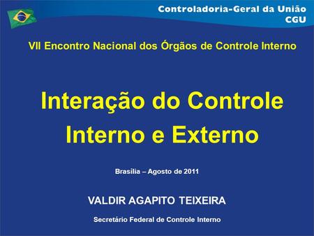 Interação do Controle Interno e Externo