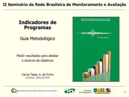 II Seminário da Rede Brasileira de Monitoramento e Avaliação