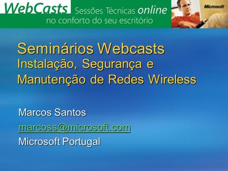 Marcos Santos Microsoft Portugal