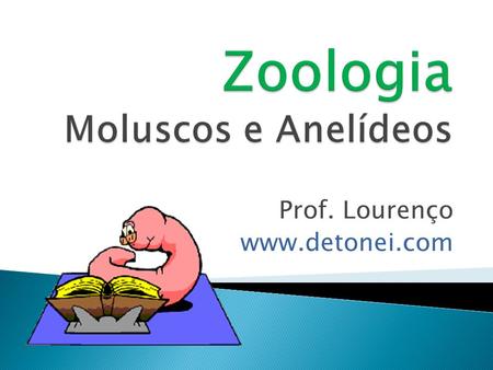 Zoologia Moluscos e Anelídeos