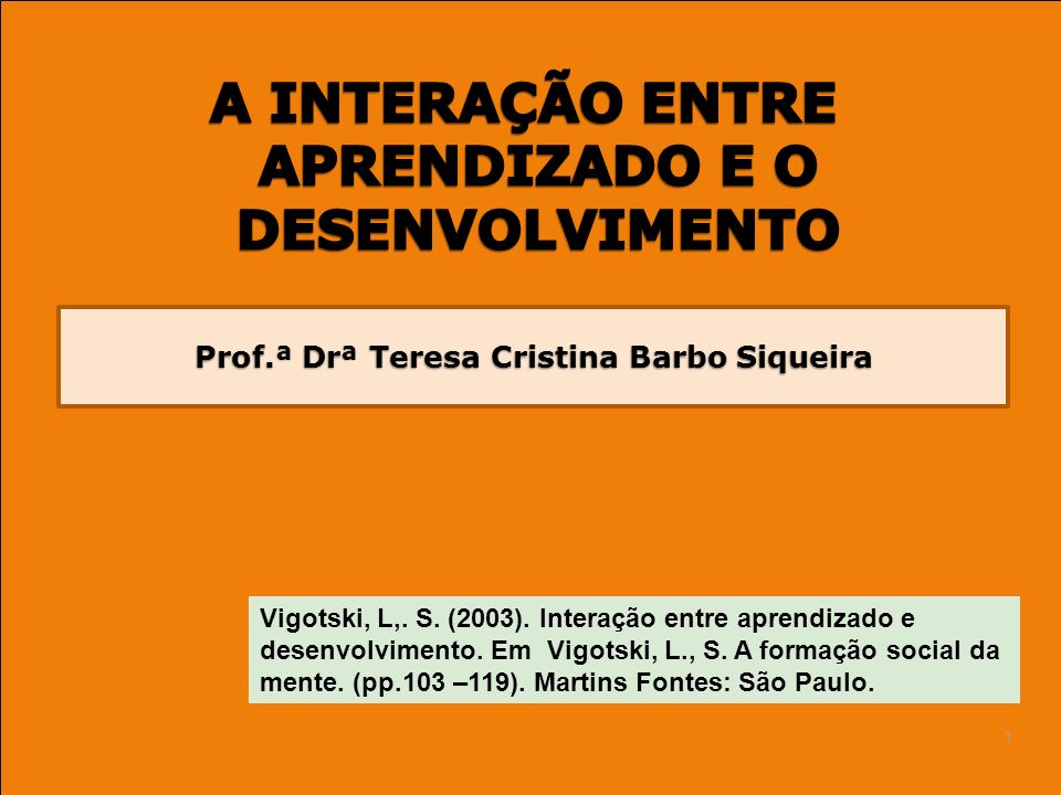 Prof ª Drª Teresa Cristina Barbo Siqueira Ppt Video Online Carregar