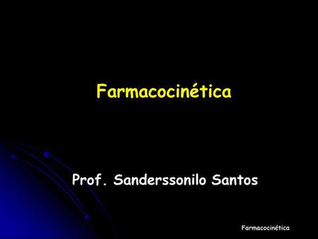 Prof. Sanderssonilo Santos