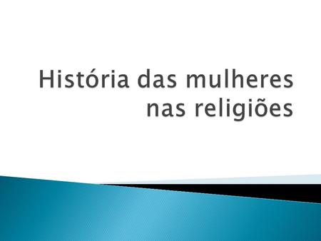 História das mulheres nas religiões