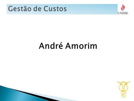 Gestão de Custos André Amorim.