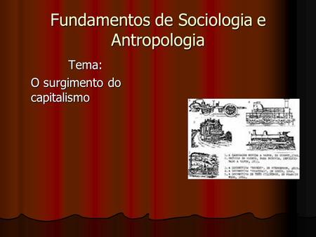 Fundamentos de Sociologia e Antropologia