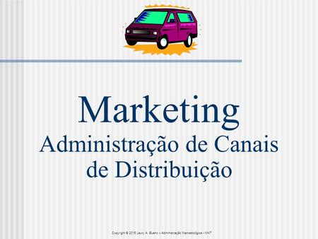 Marketing Administração de Canais de Distribuição