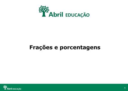 Frações e porcentagens