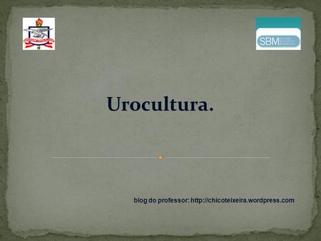 Urocultura. blog do professor: http://chicoteixeira.wordpress.com.