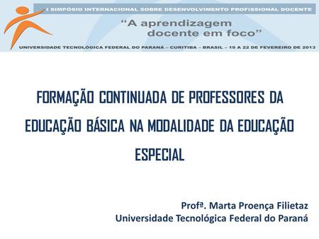 Profª. Marta Proença Filietaz