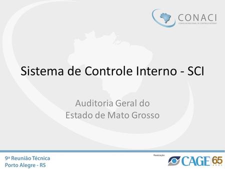 Sistema de Controle Interno - SCI