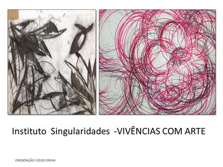 Instituto Singularidades -VIVÊNCIAS COM ARTE