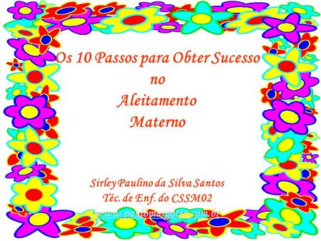 Os 10 Passos para Obter Sucesso no Sirley Paulino da Silva Santos