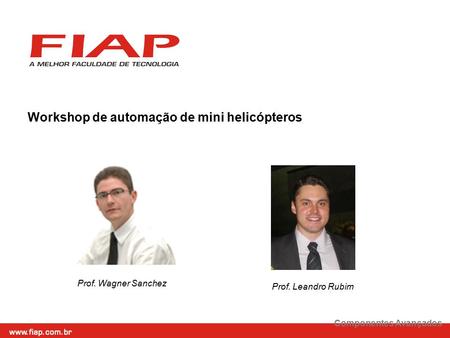 Workshop de automação de mini helicópteros