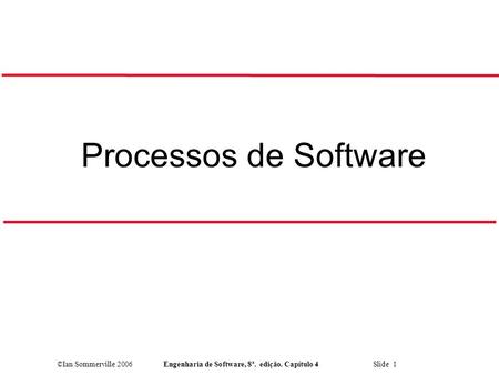 Processos de Software.