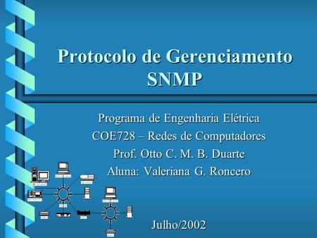 Protocolo de Gerenciamento SNMP