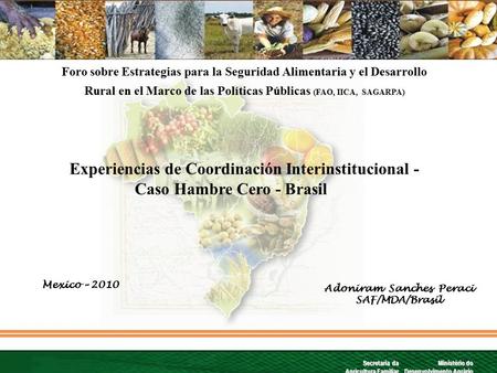 Experiencias de Coordinación Interinstitucional -