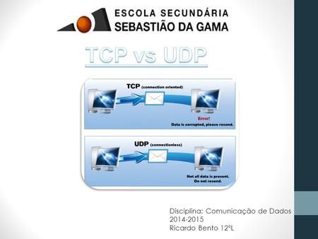 Disciplina: Comunicação de Dados 2014-2015 Ricardo Bento 12ºL.