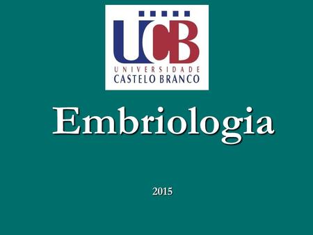 Embriologia 2015.