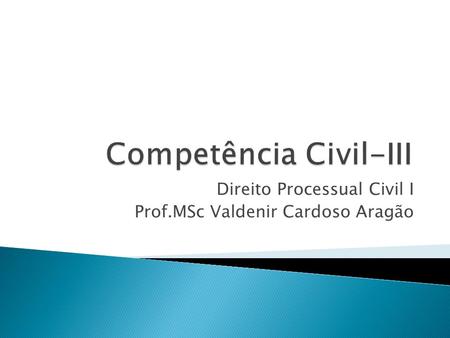 Competência Civil-III