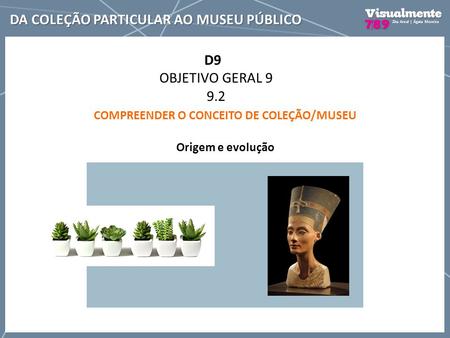 COMPREENDER O CONCEITO DE COLEÇÃO/MUSEU