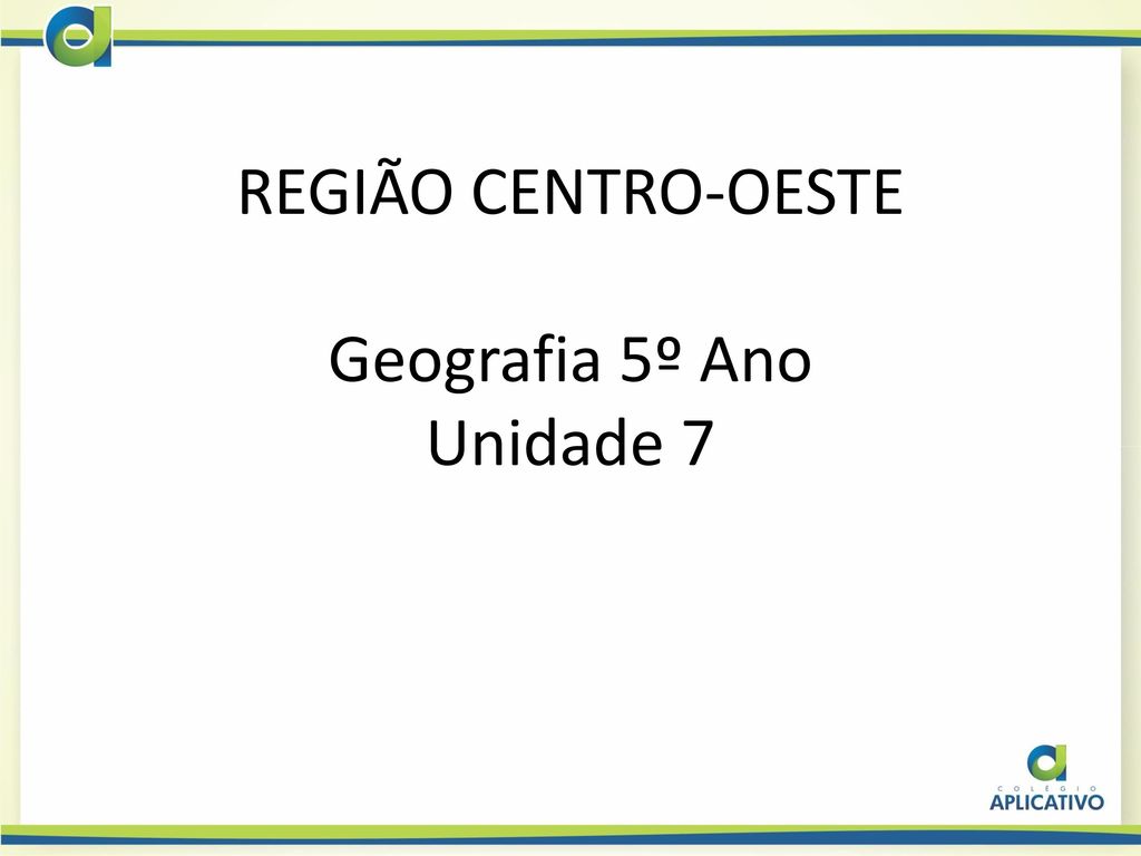 Atividade de Geografia sobre o Centro Oeste - Com gabarito