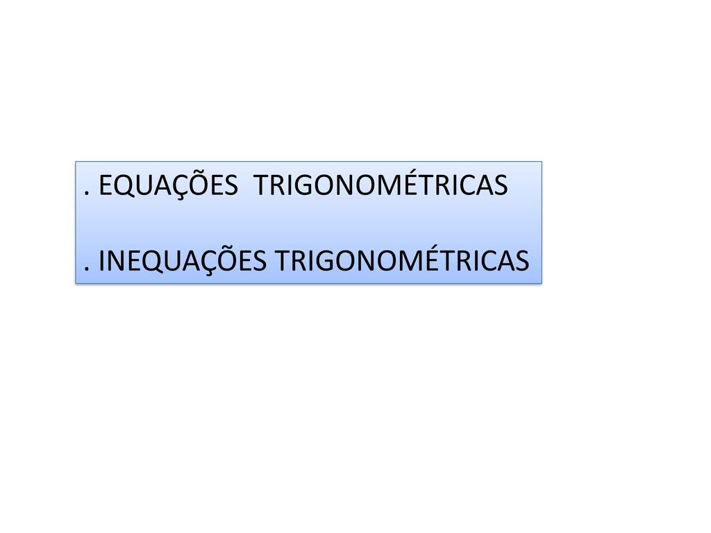 Equações. - ppt carregar