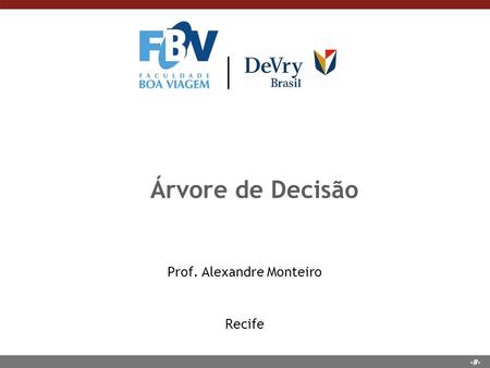 Prof. Alexandre Monteiro Recife