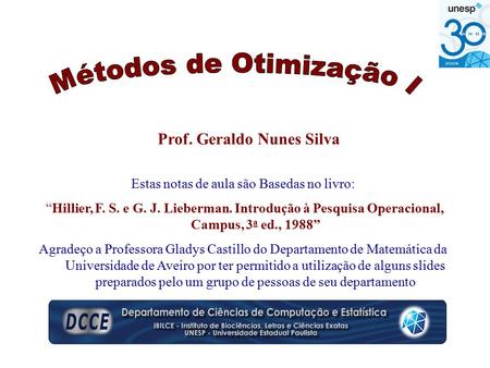 Prof. Geraldo Nunes Silva