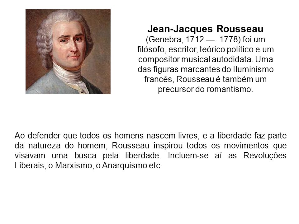 Qual a teoria de Rousseau?