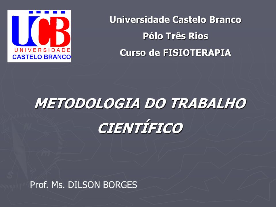 disciplina: Metodologia Científica - ppt carregar