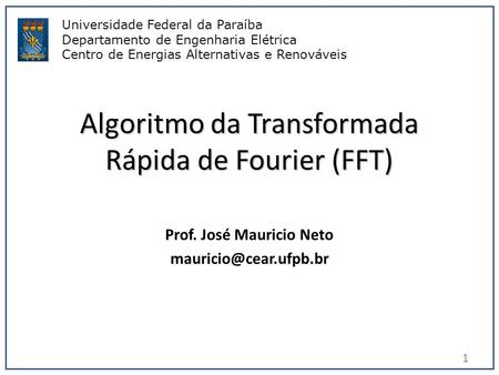 Prof. José Mauricio Neto