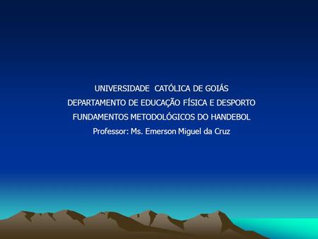 UNIVERSIDADE CATÓLICA DE GOIÁS