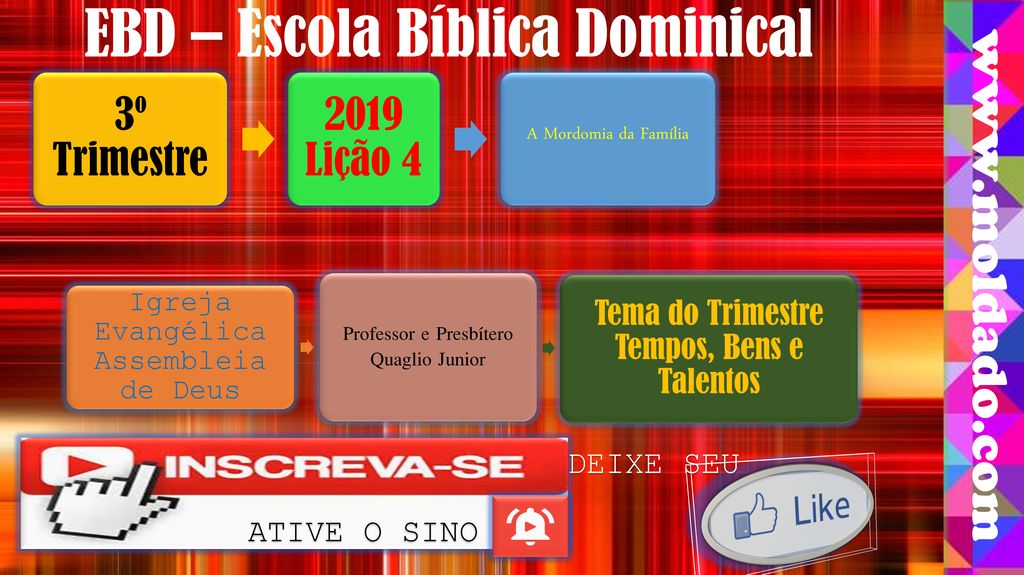 ESCOLA BÍBLICA DOMINICAL. - ppt carregar