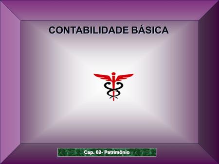 CONTABILIDADE BÁSICA Cap. 02- Patrimônio.