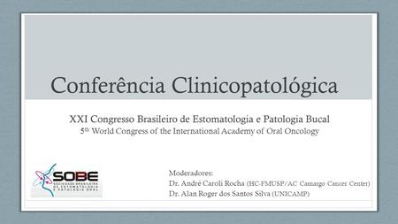 Conferência Clinicopatológica