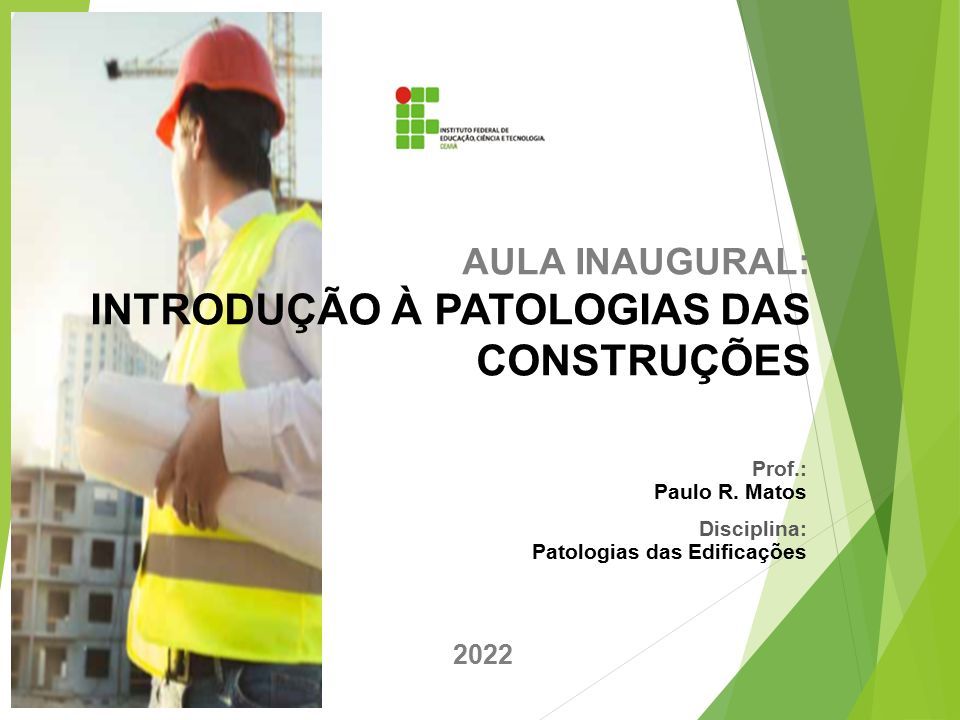 Aula 7 - Patologias da Construção