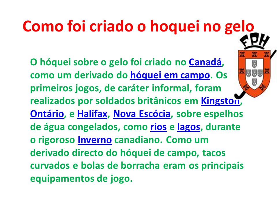 História e Regras Do Hóquei, PDF, Hóquei no gelo