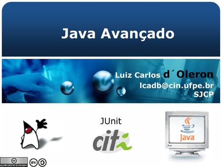 Java Avançado Luiz Carlos d´Oleron lcadb@cin.ufpe.br SJCP JUnit.