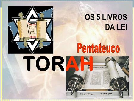 OS 5 LIVROS DA LEI Pentateuco TORAH.