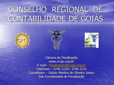 CONSELHO REGIONAL DE CONTABILIDADE DE GOIÁS