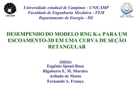 Universidade estadual de Campinas - UNICAMP