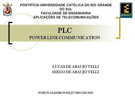 PLC POWER LINE COMMUNICATION