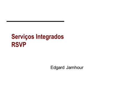 Serviços Integrados RSVP