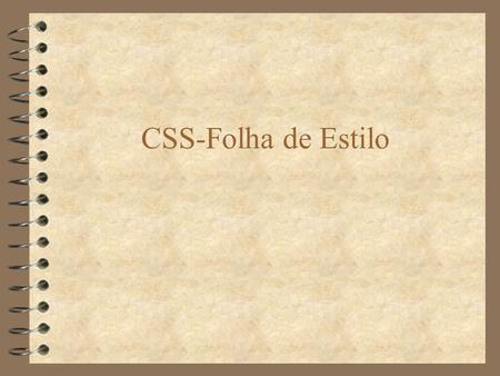 CSS-Folha de Estilo.